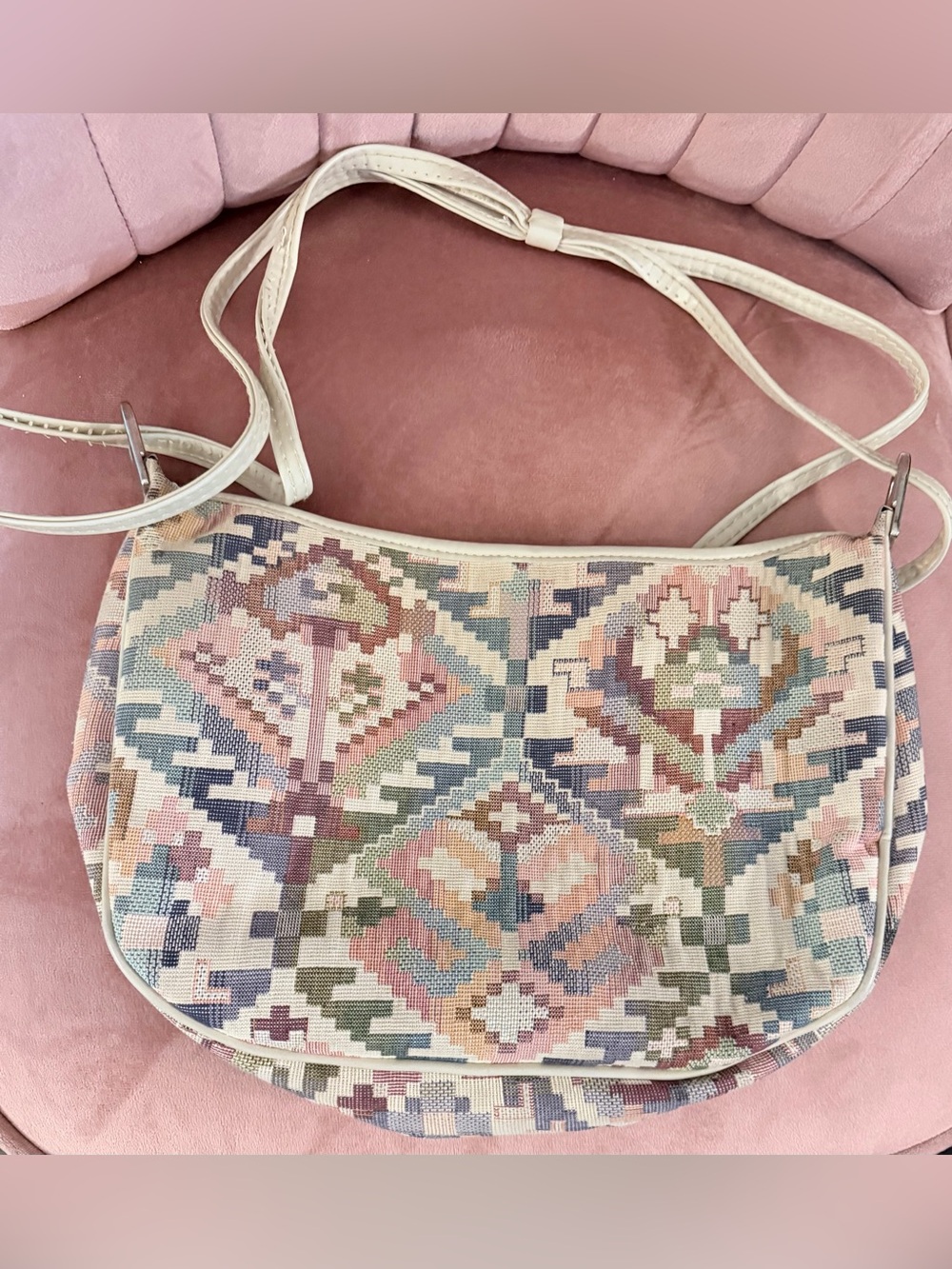 Vintage Southwestern Tapestry Style Purse Bag